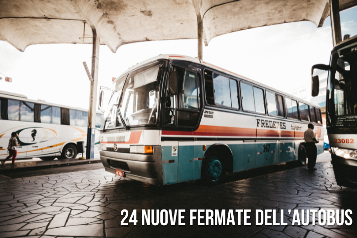 In arrivo 24 nuove fermate dell’autobus su tutto il territorio comunale